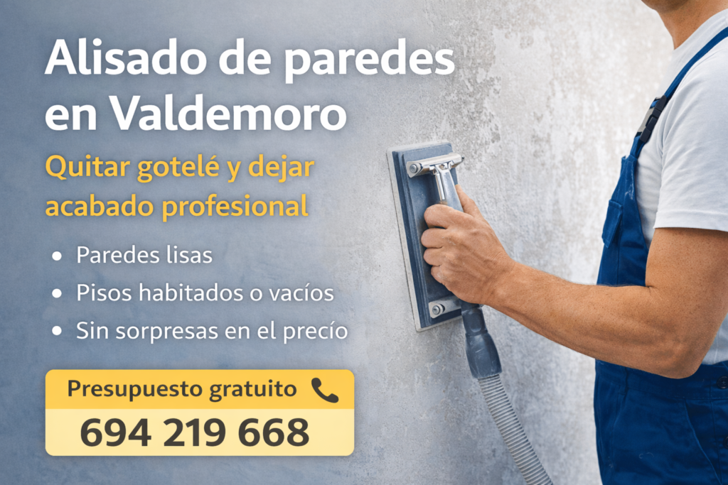 alisado de paredes en valdemoro