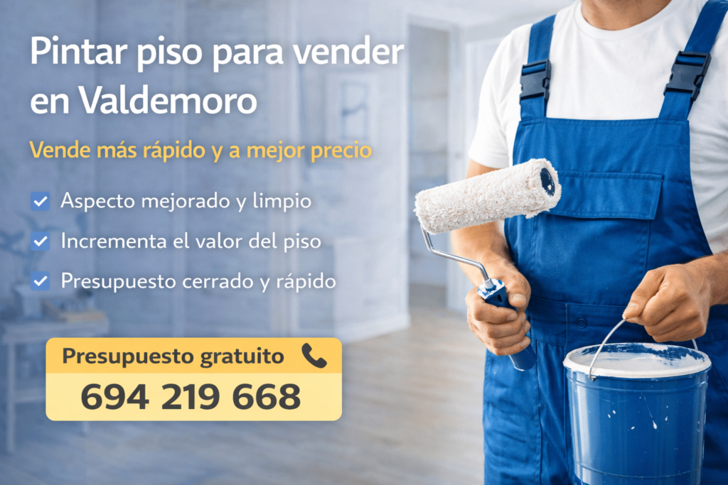 pintar piso para vender en valdemoro