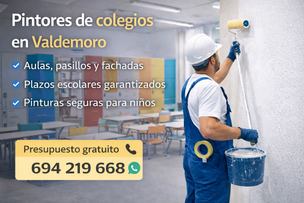 pintores de colegios en valdemoro