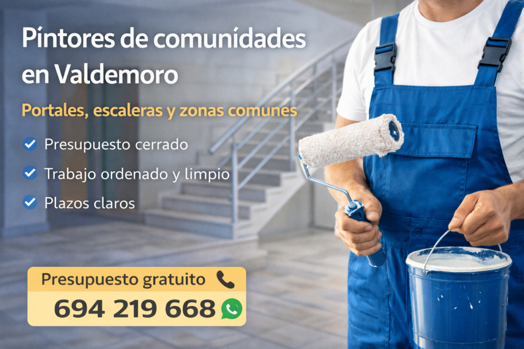 pintores de comunidades en valdemoro