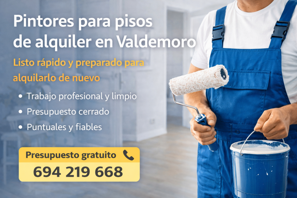pintores para pisos en alquiler en valdemoro