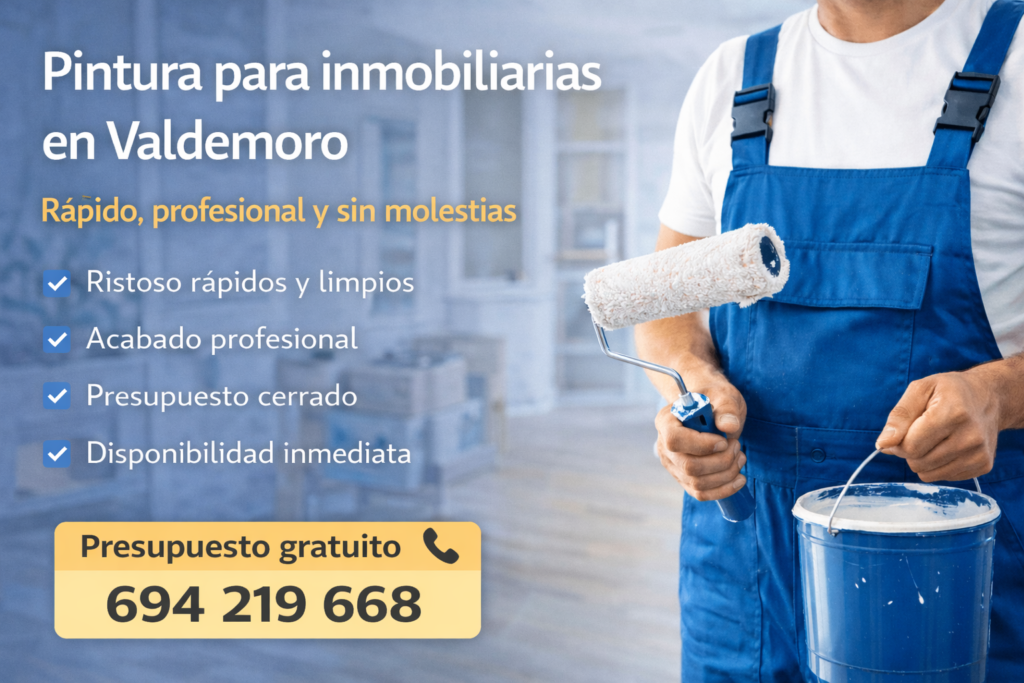 pintura para inmobiliarias en valdemoro